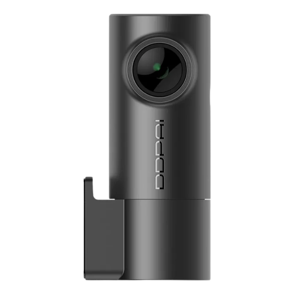 Dash cam DDPAI Mini Pro avec un design cylindrique compact en noir