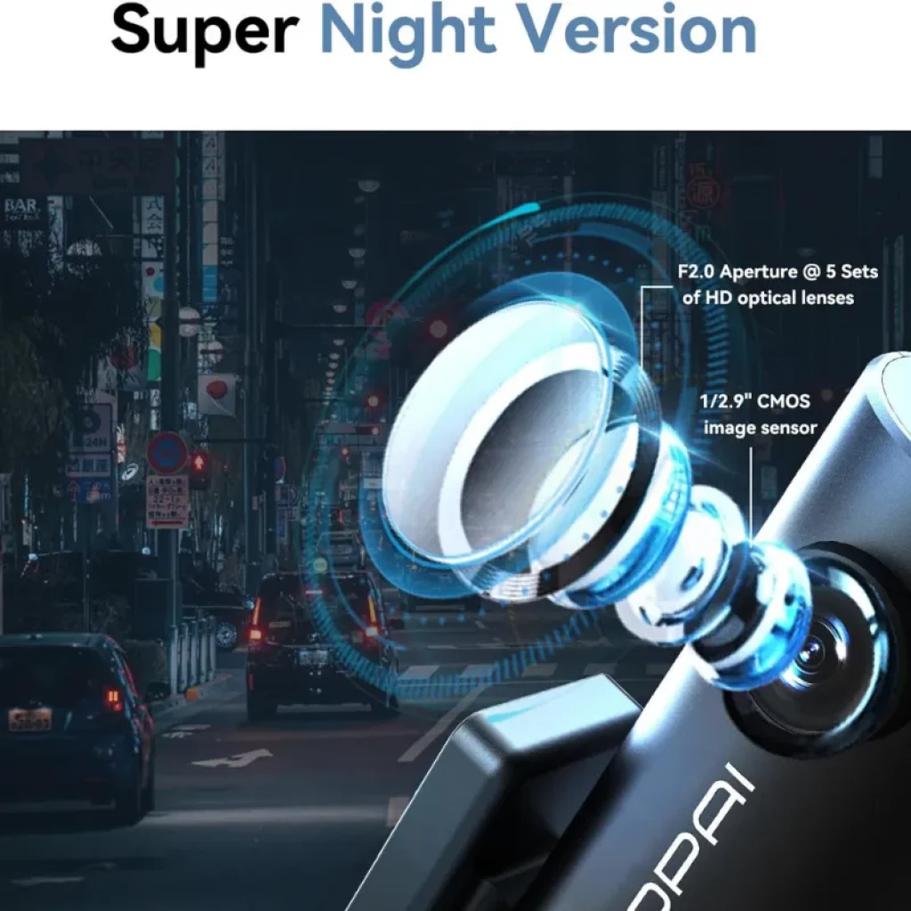 Enregistrement nocturne 2K QHD avec technologie NightVIS