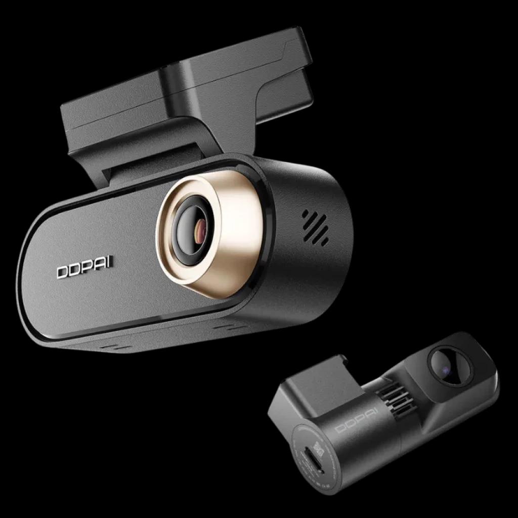 DDPAI N5 Pro 2CH com sistema de dupla câmara 4K frontal e 2K traseira