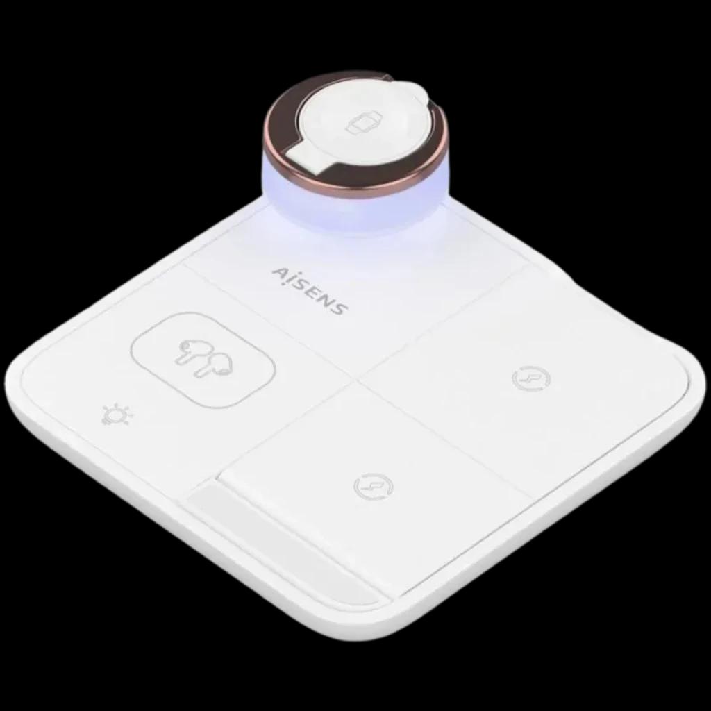 Aisens ASCH-15W4WC061-W Chargeur sans fil 4 en 1 15 W Qi Blanc
