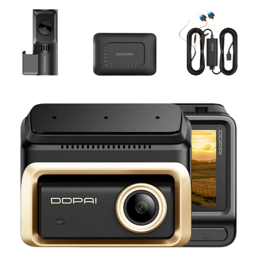 Ensemble complet de caméras DDPAI Z90 Master : avant et arrière avec module 4G