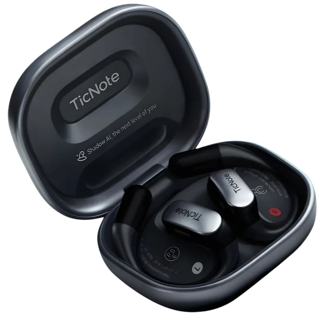 TicNote Pods 4G - Auriculares Open-Ear com transcrição por IA e eSIM