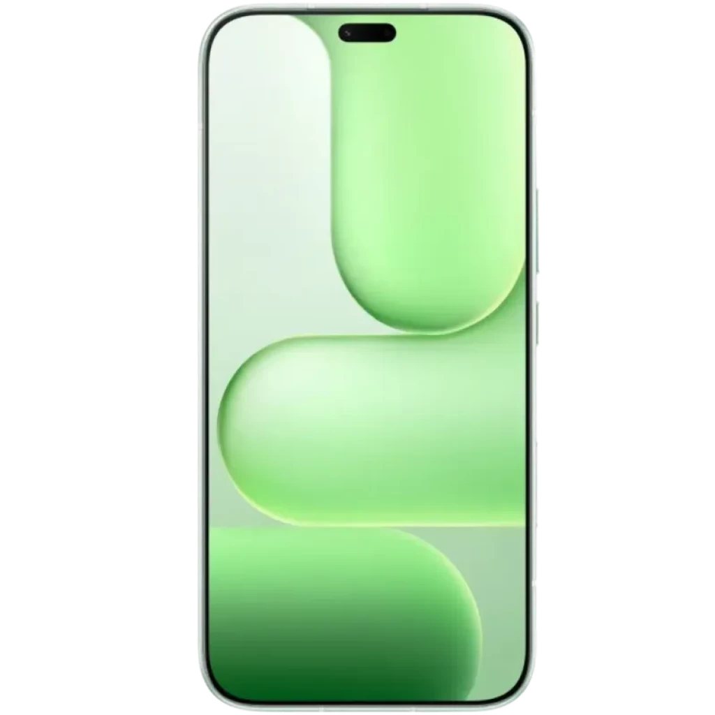 Honor 600 Lite 5G Sprout Green con pantalla amplia sin marcos y perforación dual centrada, diseño verde degradado y bordes delgados para una experiencia