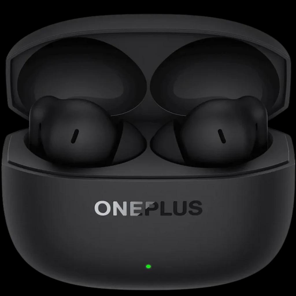 Oneplus Nord Buds 4 Pro Negro auriculares inalámbricos con estuche mate compacto, LED frontal verde, diseño intraural ergonómico y acabado minimalista