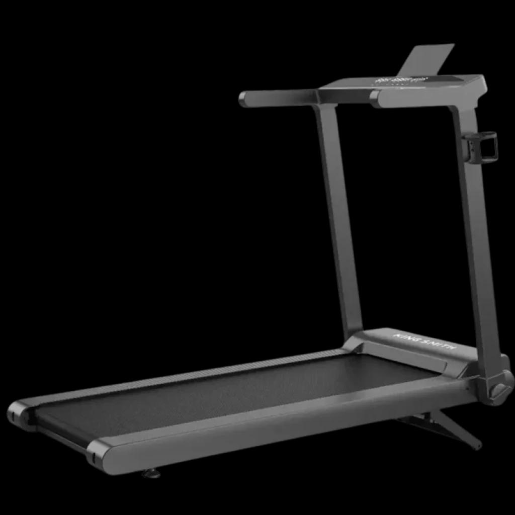 Cinta de correr plegable Kingsmith WalkingPad CLS460 en negro, estructura sólida, pantalla integrada, barandales robustos y base inclinable hasta 7°,