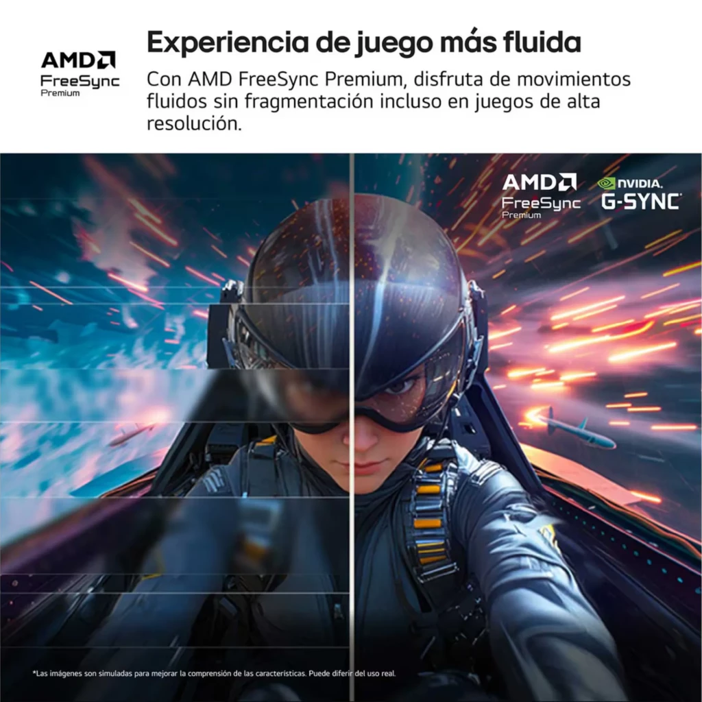 Monitor Gaming LG UltraGear 27 pulgadas con biseles finos, soporte robusto en V y pantalla IPS QHD 200Hz 1ms GtG, compatible con AMD FreeSync y NVIDIA G-SYNC