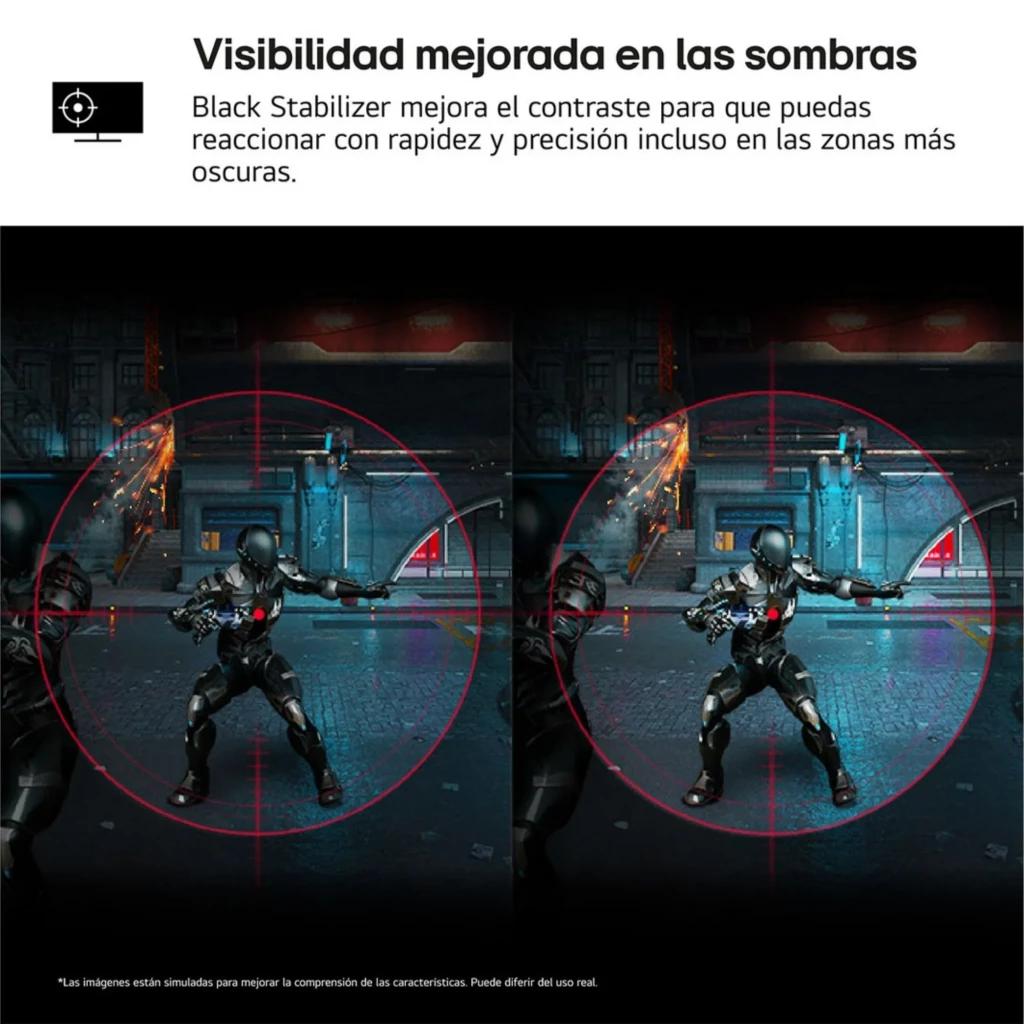 Monitor PC LG UltraWide 34'' IPS UWFHD 100 Hz con estabilizador de negros, mejor contraste y detalle en sombras para juegos, pantalla ancha y fluida