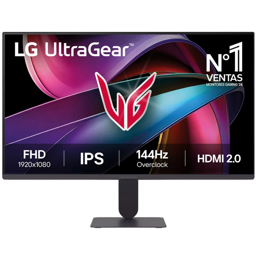 Monitor de jogos LG UltraGear de 27" com painel IPS e tempo de resposta de 1 ms GtG - Monitor de PC FHD a 144 Hz