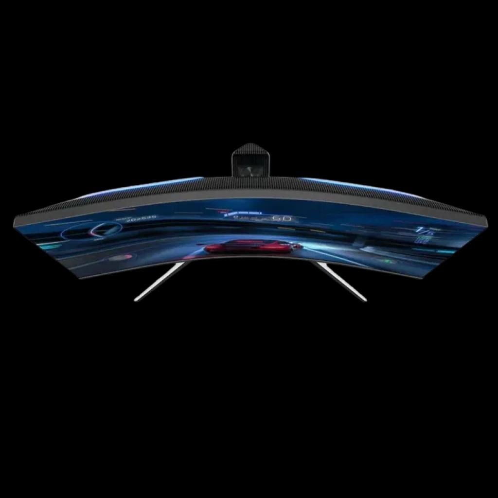 Moniteur incurvé 34 pouces Ultra WQHD avec dalle Mini LED, fréquence 170 Hz, bords fins et pied métallique, vue panoramique immersive idéale pour le jeu