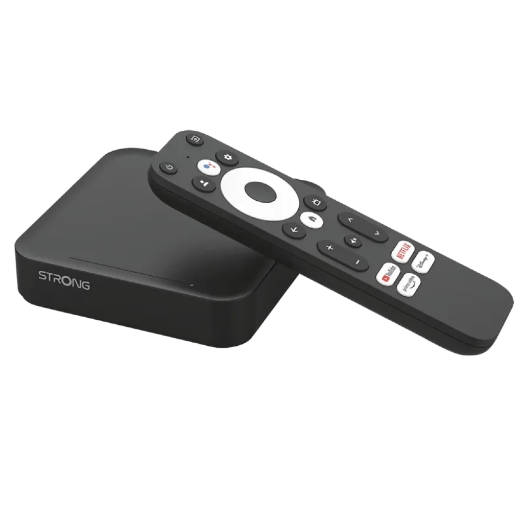 Receptor híbrido 4K Strong Leap-S3 Ultimate con Google TV