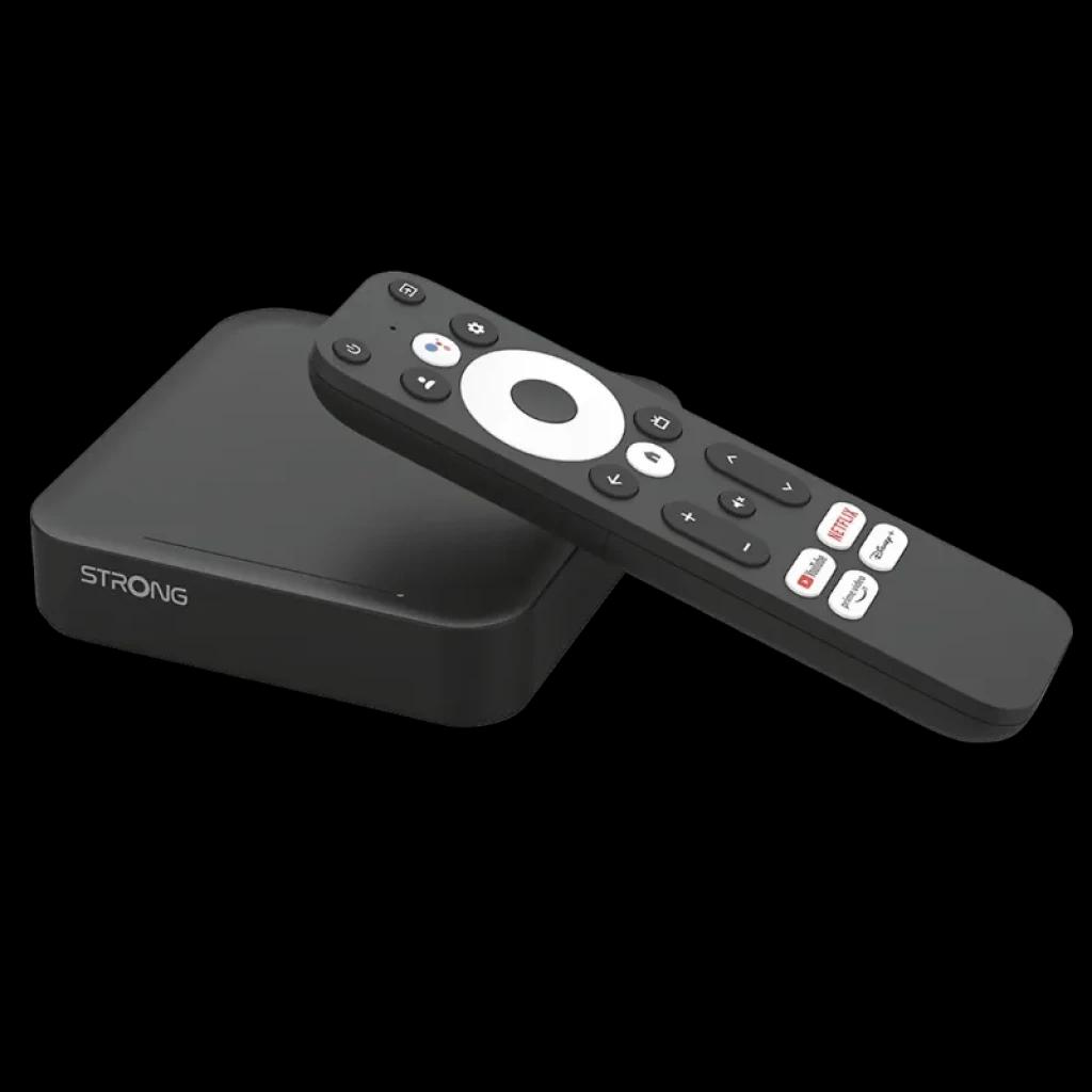 Receptor híbrido 4K Strong Leap-S3 Ultimate con Google TV