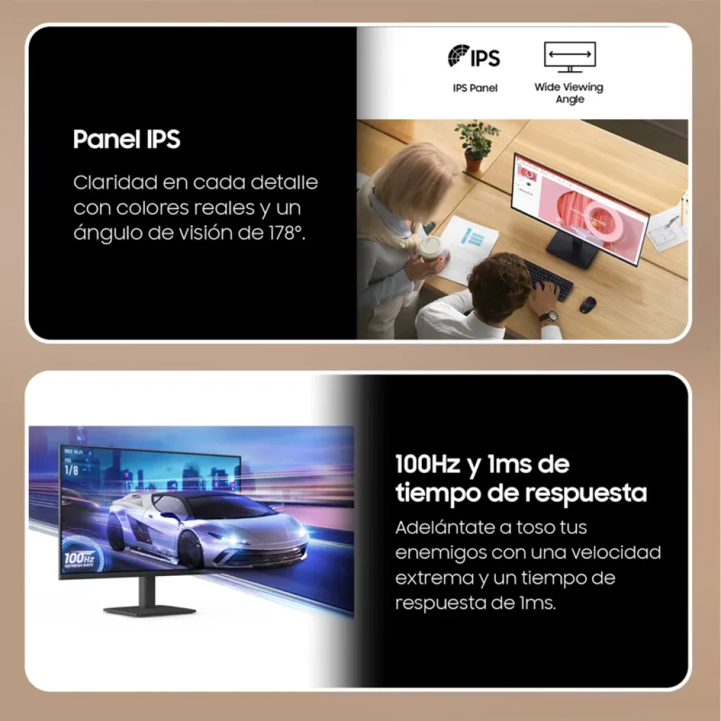 Écran Samsung Essential S3 S39GD 32 pouces VA incurvé FHD, taux de rafraîchissement 100 Hz, large angle de vision, fluidité et netteté optimales