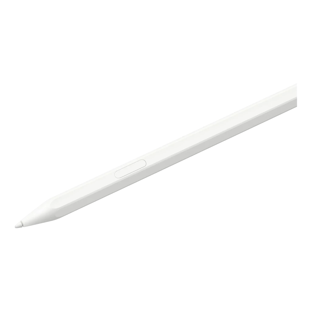Samsung S Pen Tab S11 Series Blanco, lápiz estilizado en color blanco con punta fina y botón lateral, diseño minimalista y acabado mate para precisión y