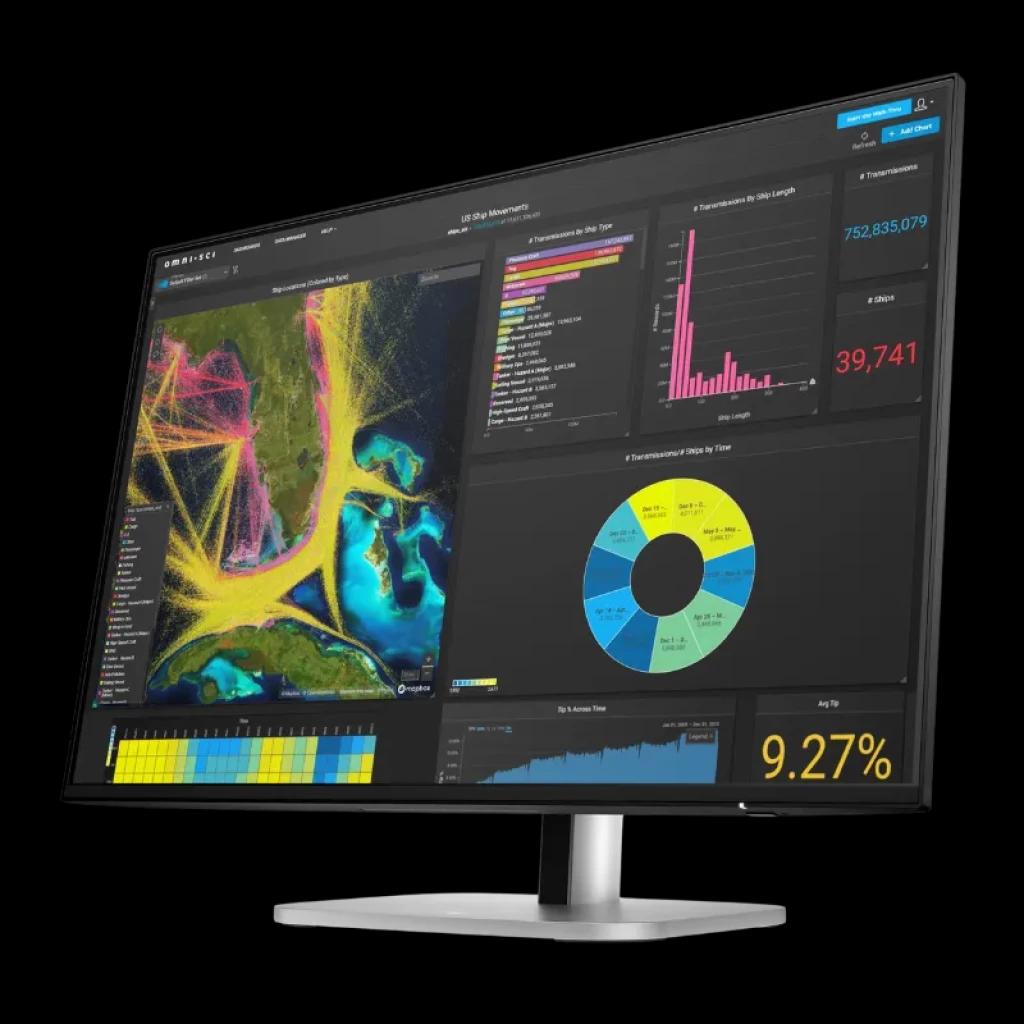 Vista a 45 graus do HP Série 5 524 pn