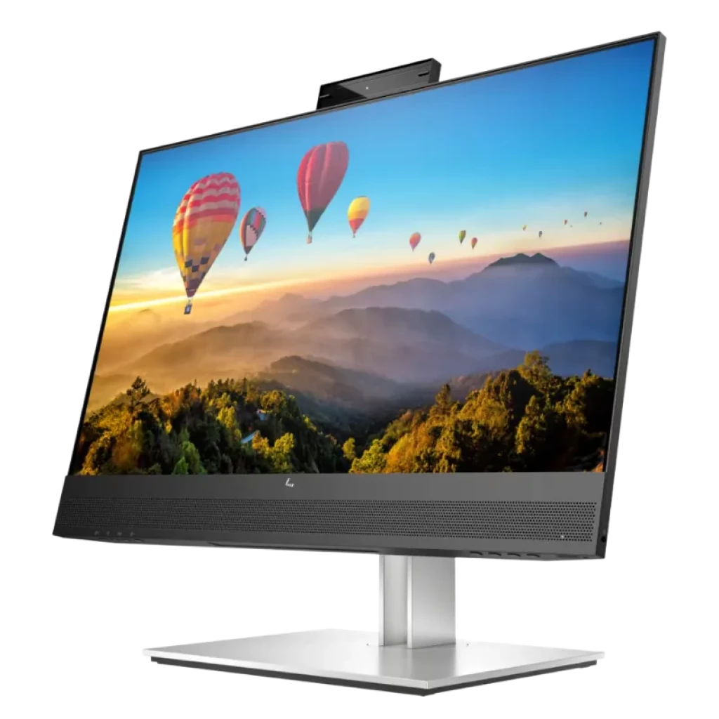 Vista a 45 grados del HP E24m G4
