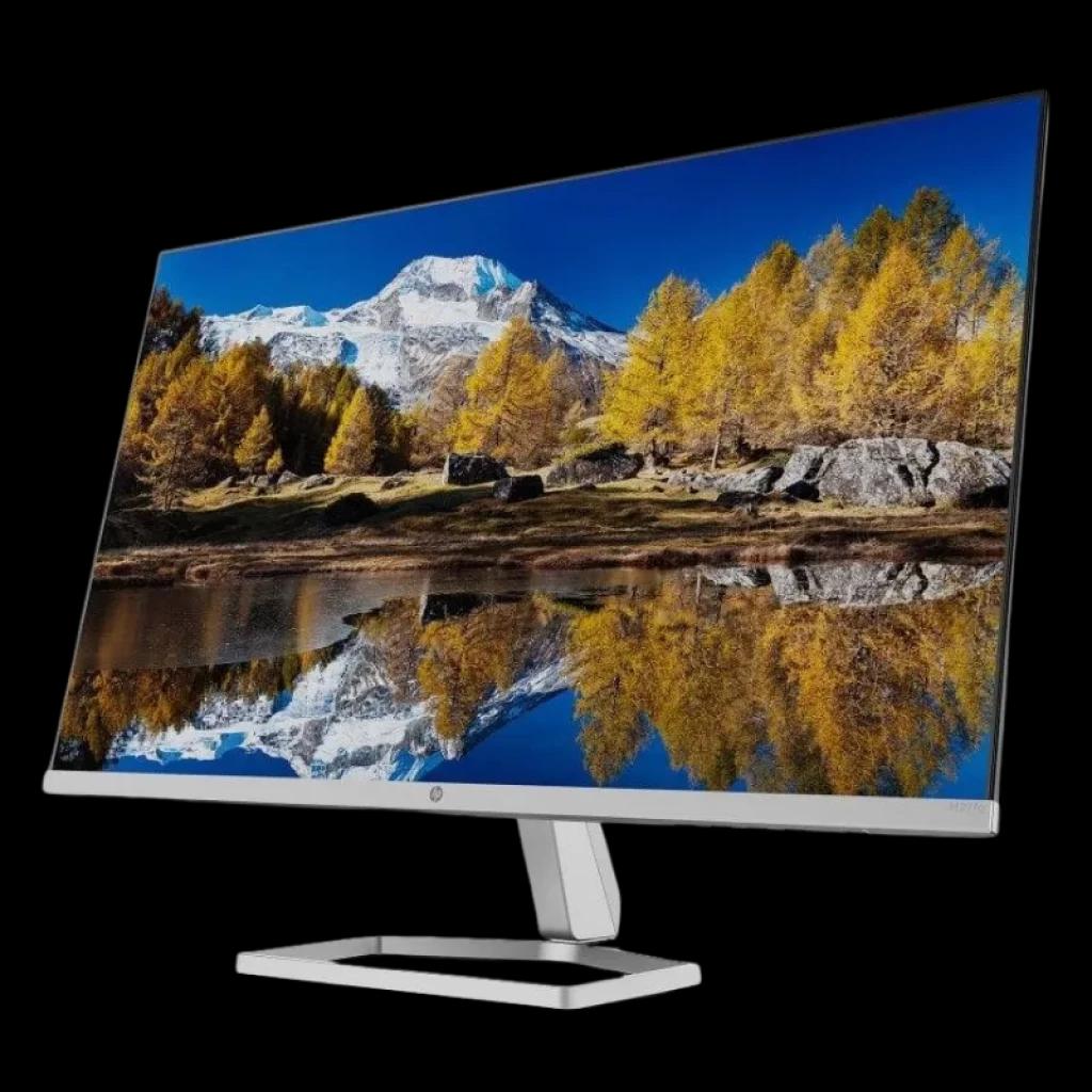 Vista a 45 graus do HP M27fq