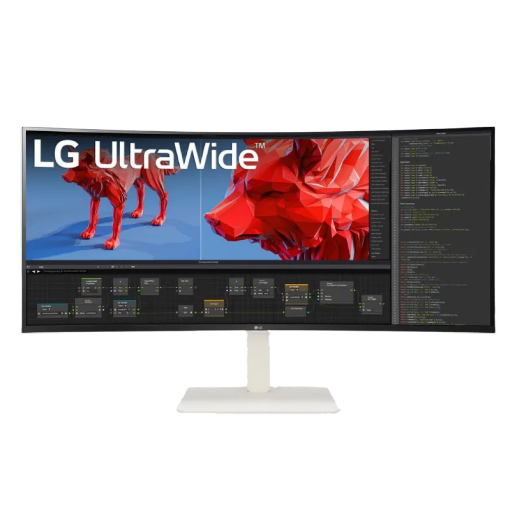 LG 38BR85QC-W WQHD+ UltraWide curvo 2300R diseño profesional
