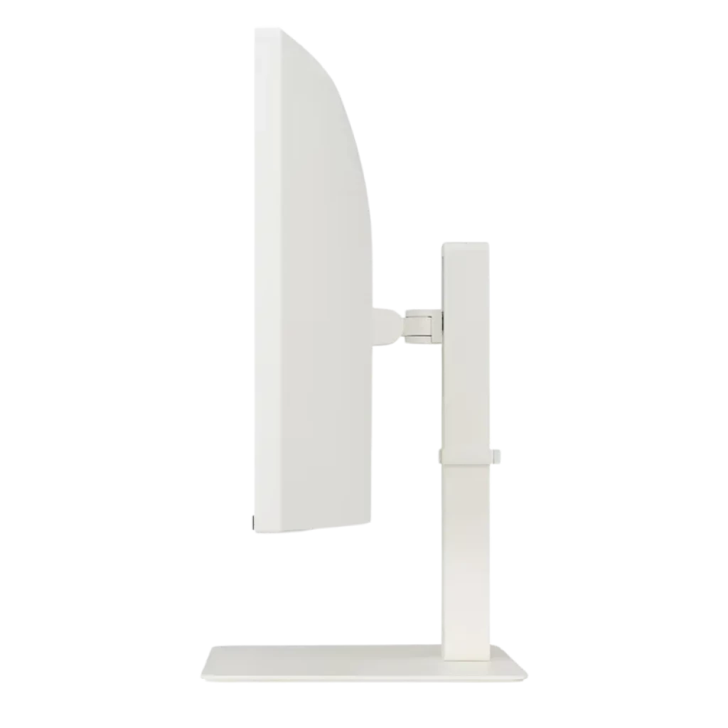 Vista lateral do LG 38BR85QC-W 