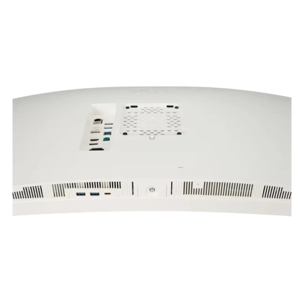 Ventilação e portas do LG 38BR85QC-W 