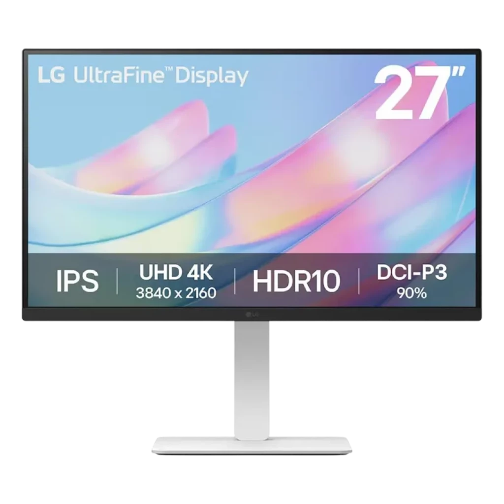 LG 27US550-W, 27 polegadas, 4K UHD IPS com alta densidade de píxeis