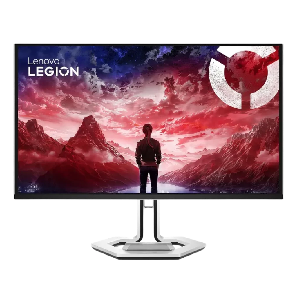 Vista frontal del monitor Lenovo Legion Pro 27UD-10 4K QD-OLED de 26.5 pulgadas