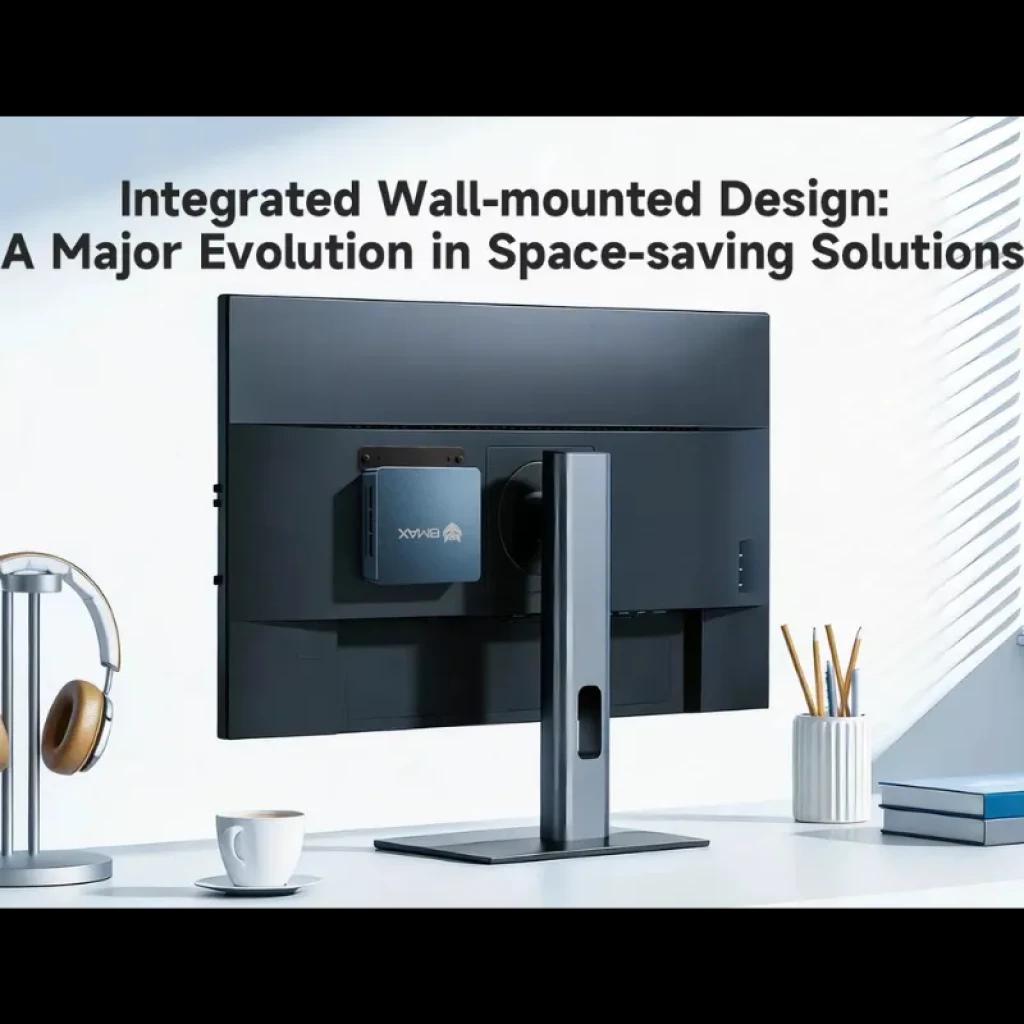 Installation du BMAX MaxMini B1 Plus derrière un écran à l'aide d'un support VESA