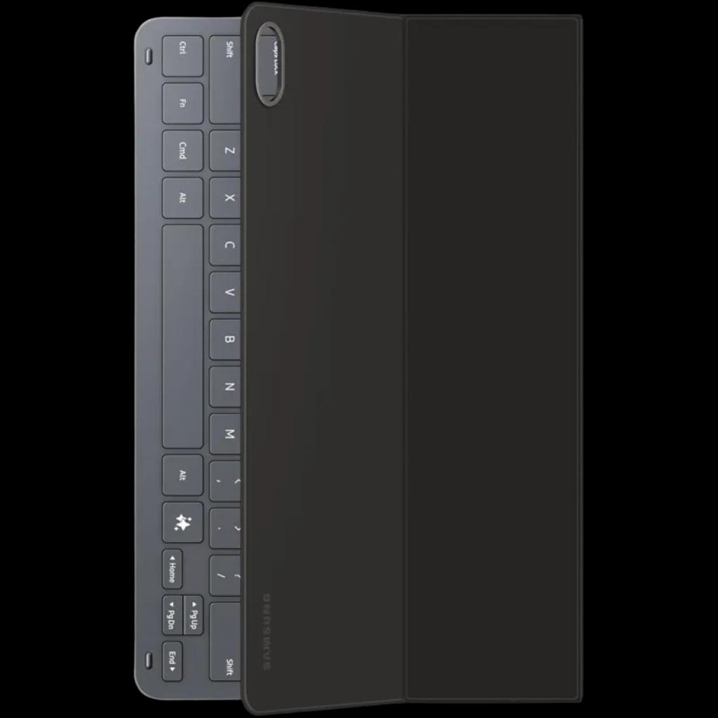 Capa teclado oficial Samsung para Galaxy Tab S11, design slim magnético, teclas QWERTY espanhol, acabamento preto, suporte integrado e recorte para câmera