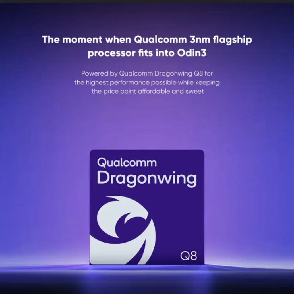 Chip Qualcomm Dragonwing Q8 de 3 nm para Odin 3: alto rendimiento y eficiencia