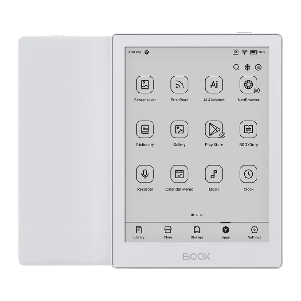 BOOX Go 6 32 Go Android 11 - eBook Reader 6" Carta 1300 et MicroSD