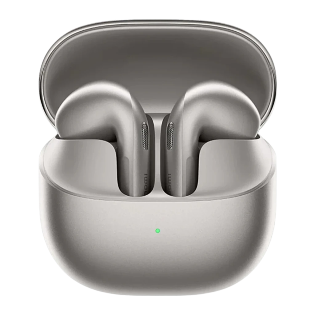 Xiaomi Buds 6 TWS ANC 55dB LDAC Gris Titanio con estuche compacto mate y LED frontal; auriculares in ear brillantes con vástago corto y ajuste ergonómico