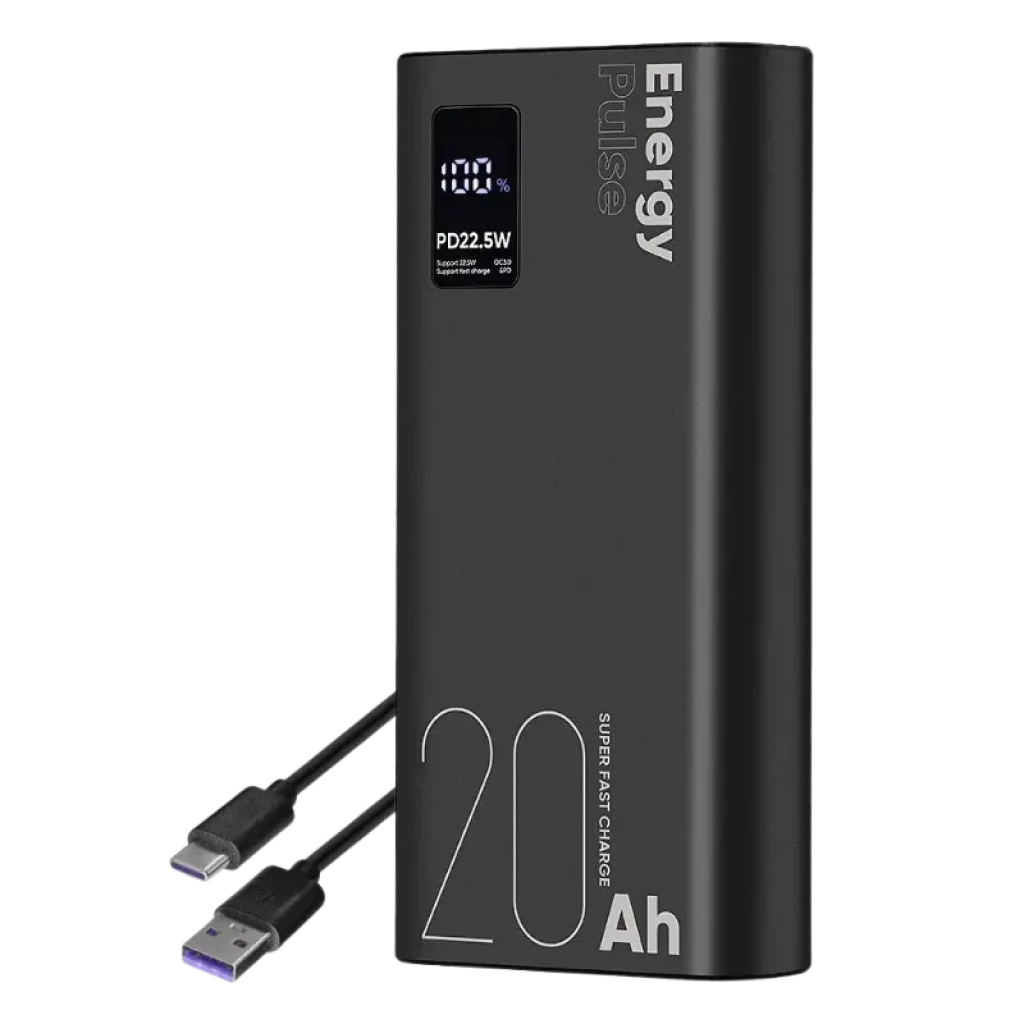 Power Bank OBAL: ME EnergyPulse 20000mAh con pantalla LED de carga