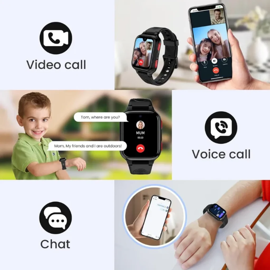 Lagenio K9 con videollamadas, llamadas de voz, chat, 4G, GPS y funciones de IA