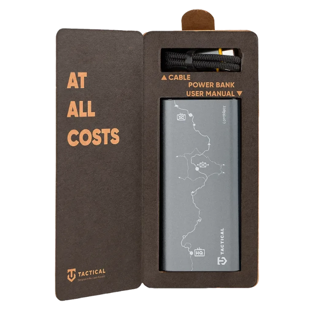 Contenido de la caja del Tactical Squad Company 30W 10000mAh con cable incluido