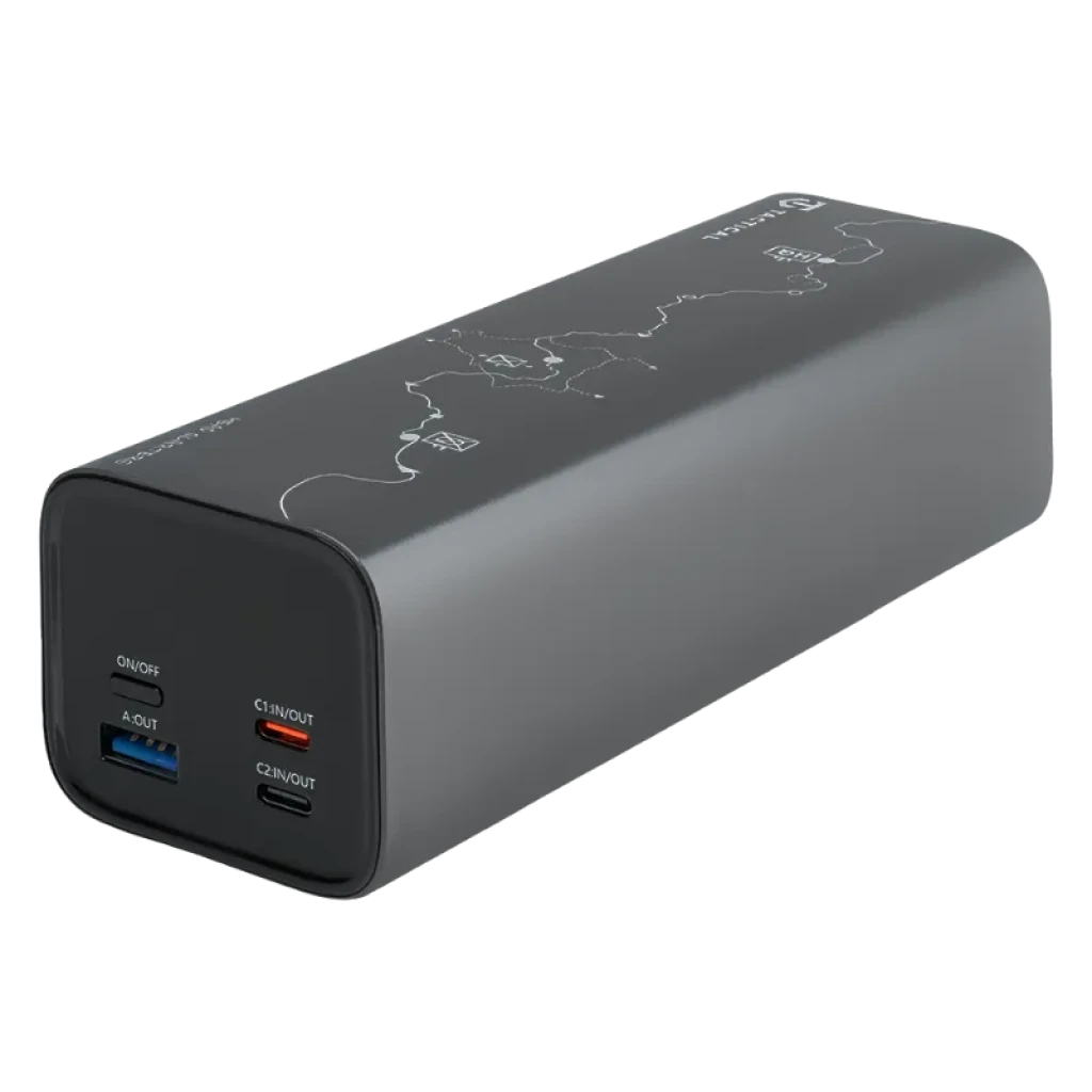 Puertos de carga USB-C y USB-A del Tactical Squad Head Quarters 65W
