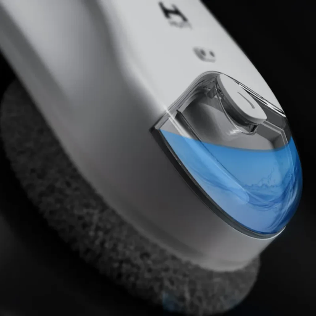 HUTT DDC55 Pro Robot Limpiacristales con depósito de agua visible