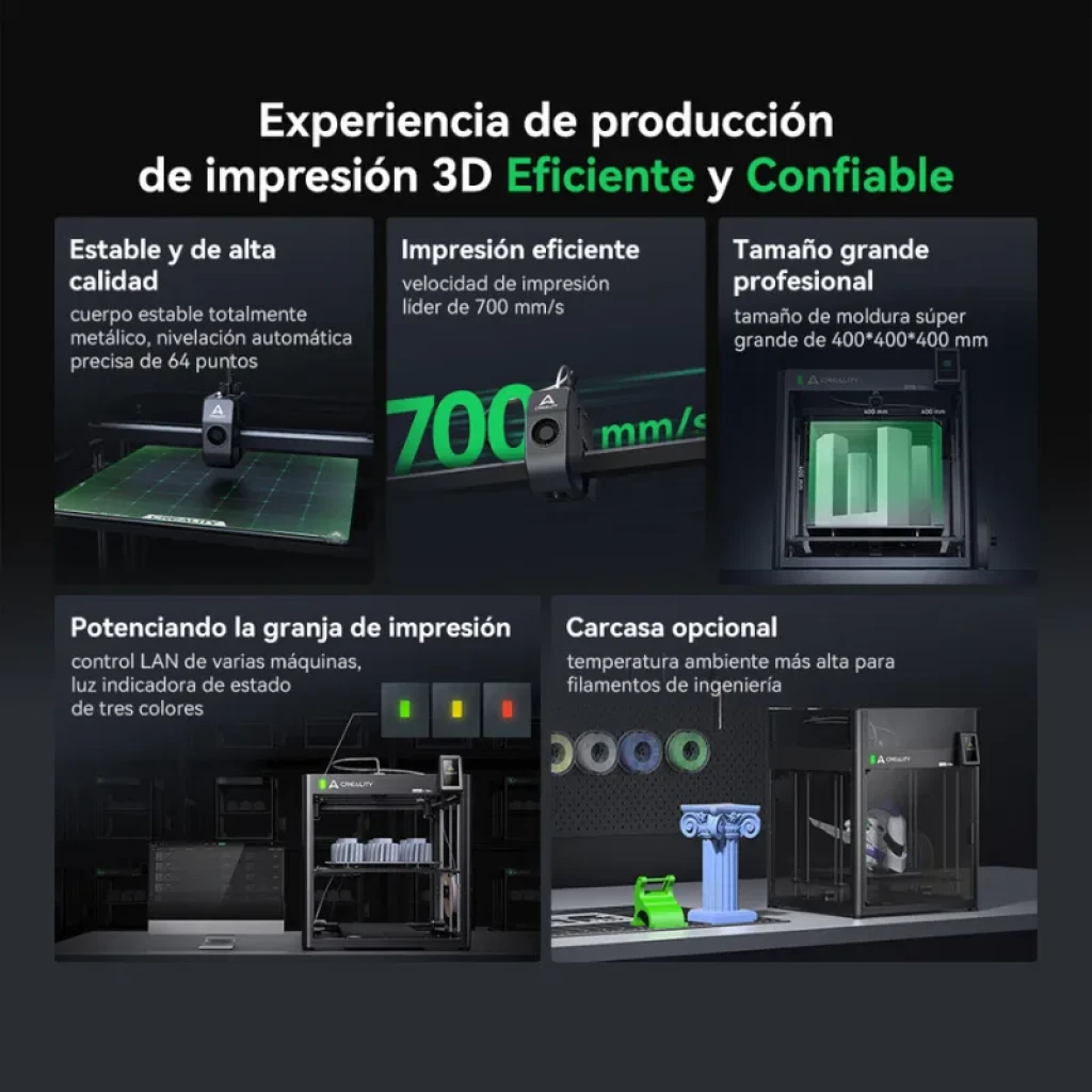 Experiencia de producción de impresión 3D eficiente y confiable de la Creality Ender 5 Max