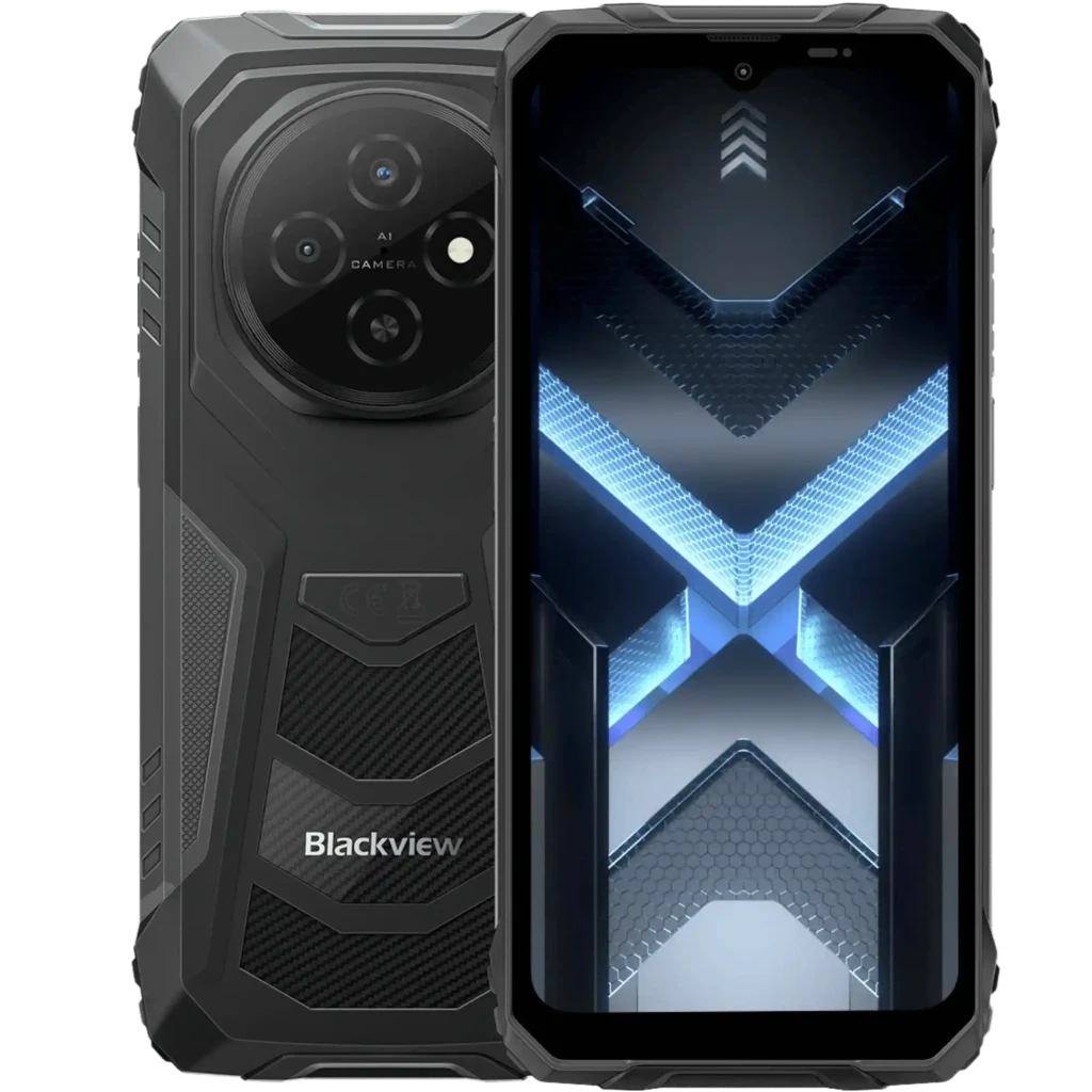 Blackview Fort 1 6GB/256GB Negro Rugged Clase B Reacondicionado con carcasa robusta antigolpes, triple cámara trasera circular y pantalla con biseles