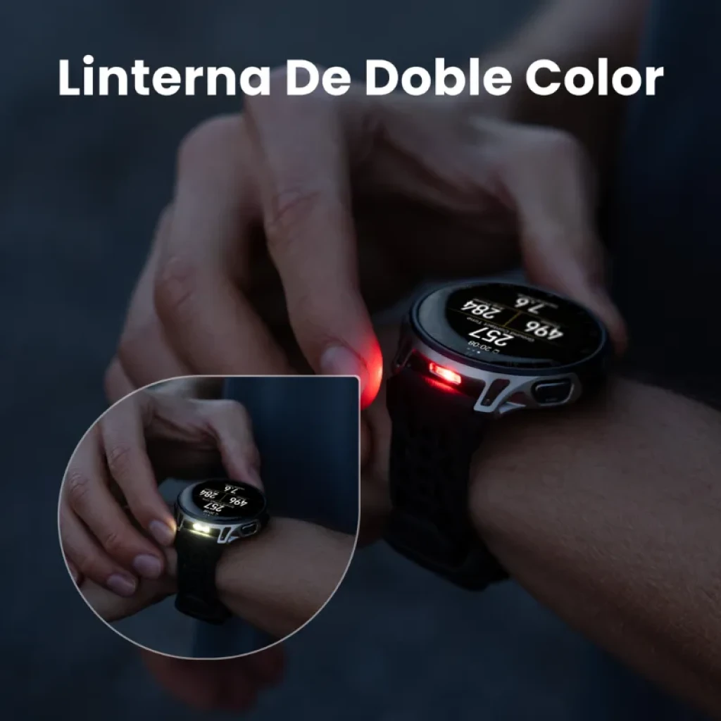 Amazfit Cheetah 2 Pro negro con linterna de doble color integrada