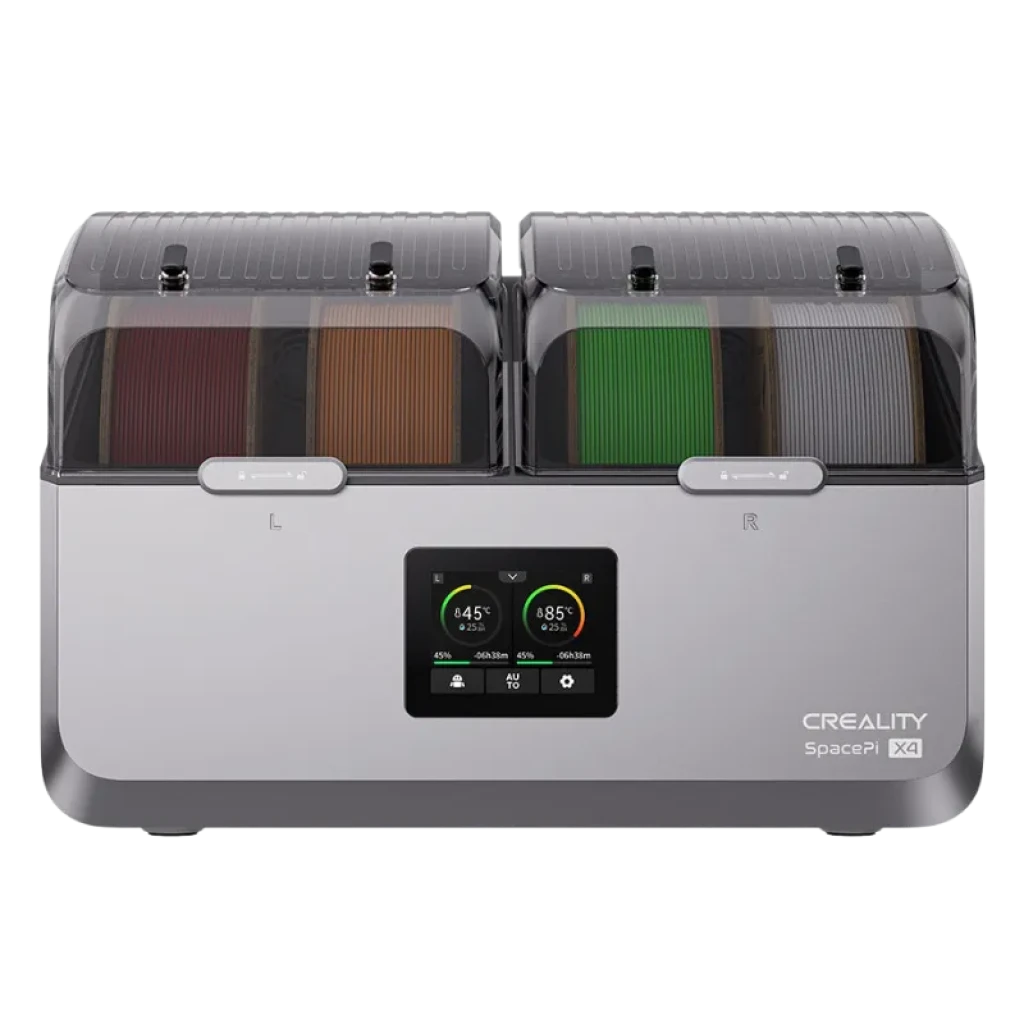 Secador de filamento Creality SpacePi X4 con pantalla táctil de control