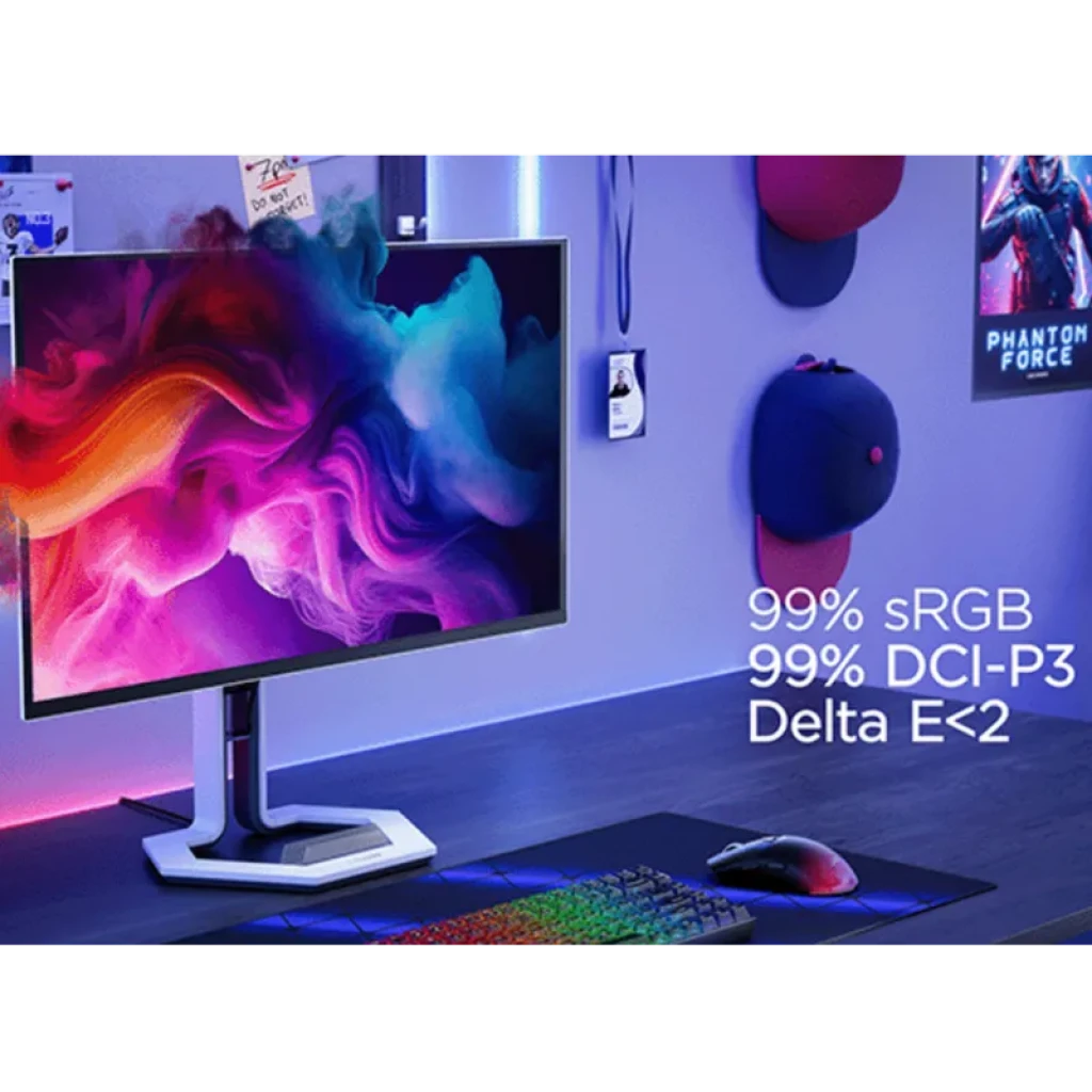 Lenovo Legion Pro 32UD-10 31,5 pulgadas 4K UHD QD-OLED 240 Hz con FreeSync Premium Pro, colores 99% sRGB y 99% DCI-P3, Delta E<2, diseño gaming elegante