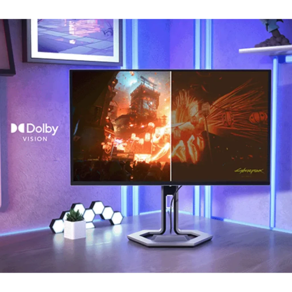 Lenovo Legion Pro 32UD-10 HDR con Dolby Vision, biseles delgados y peana hexagonal ajustable