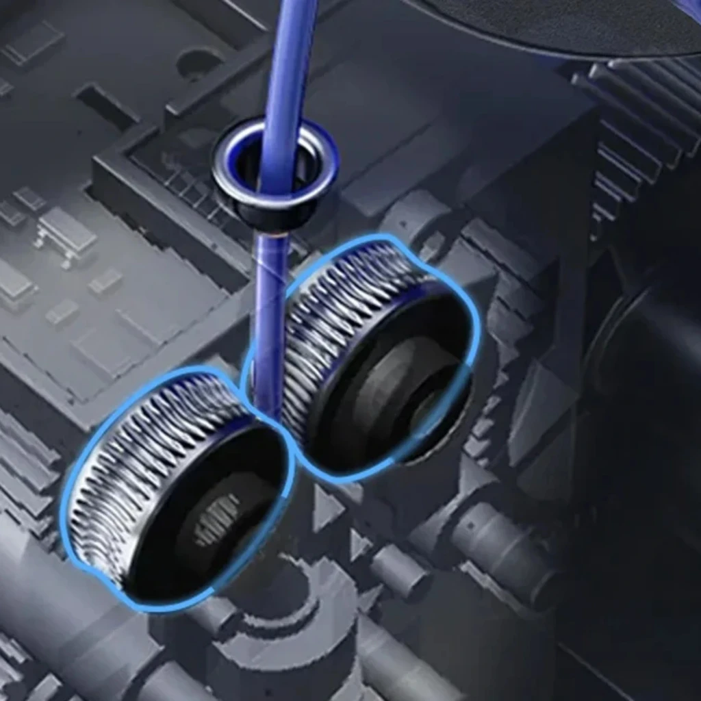 Doble engranaje moleteado de extrusión con guía de filamento, diseño metálico de alta precisión para QIDI Tech Q2 Combo, agarre firme y alimentación