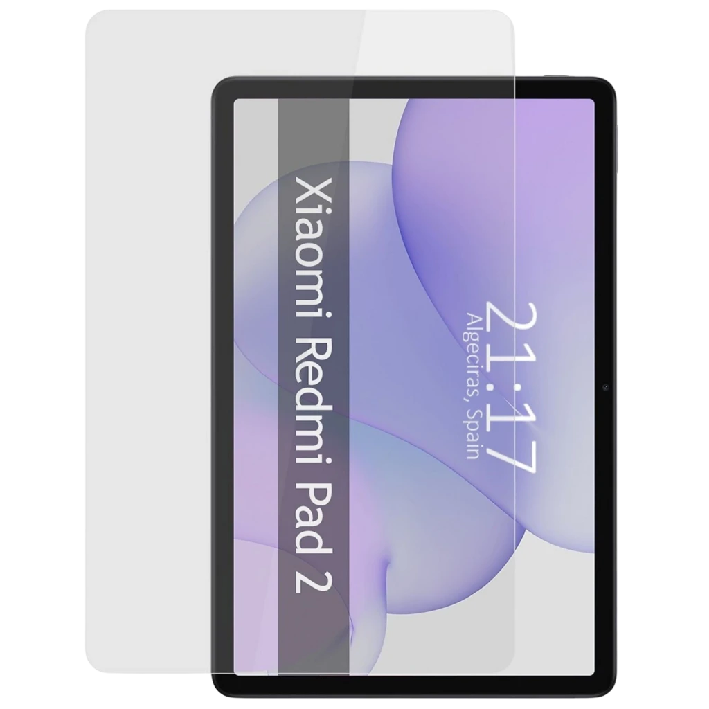Protector de cristal templado para Redmi Pad 2 9.7 pulgadas, cobertura full screen 3D, transparente, bordes curvos, ajuste preciso y alta claridad