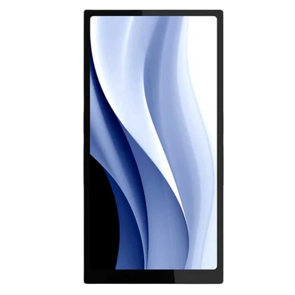 HiBy R6 Pro Max Reproductor Hi-Res Portátil con gran pantalla táctil sin bordes, cuerpo negro elegante y diseño minimalista, salida balanceada 4,4 mm