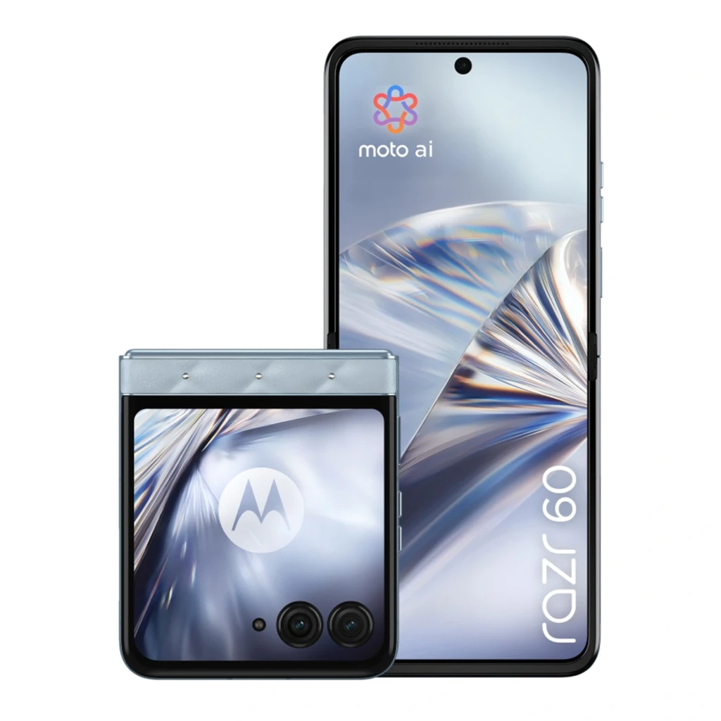 Motorola Razr 60 5G Swarovski Edition plegable, pantalla externa con doble cámara, pantalla interna 6.9 con orificio central, incluye moto buds loop