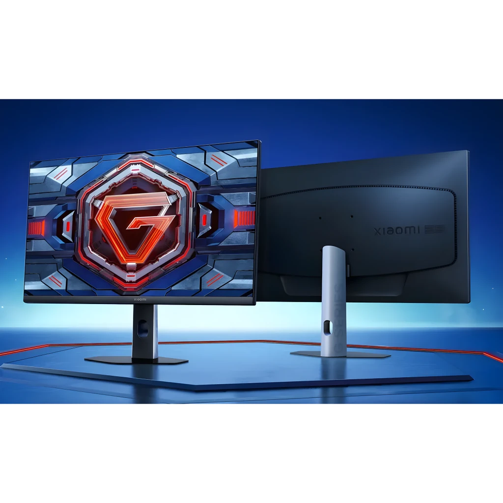 Xiaomi Gaming Monitor G25i 2026 24,5 pouces Fast IPS Full HD 240Hz, bords fins, pied réglable, design gamer avec logo G lumineux sur écran