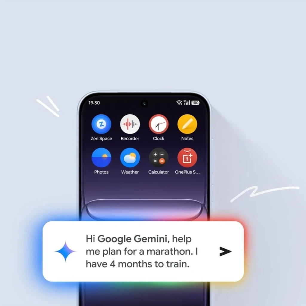 OnePlus Nord CE 6 5G 256 GB Negro 8 GB 7500 mAh con pantalla frontal plana, cámara frontal en orificio central y apps visibles en la parte superior