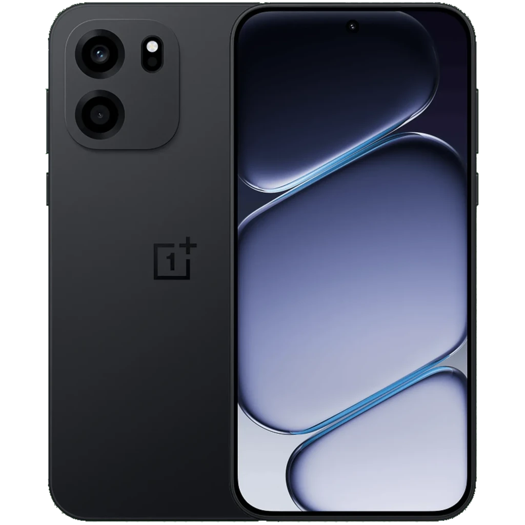 OnePlus Nord CE 6 5G negro mate con doble cámara trasera, módulo minimalista y pantalla frontal casi sin bordes; diseño elegante 256 GB 8 GB 7500 mAh