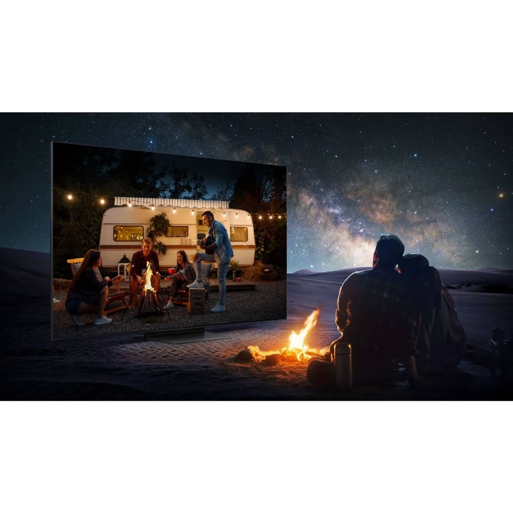 TCL 55C8L Smart TV QD‑Mini LED 55 pulgadas 4K AiPQ Pro en color negro, pantalla delgada con biseles mínimos y alto contraste ideal para cine en casa
