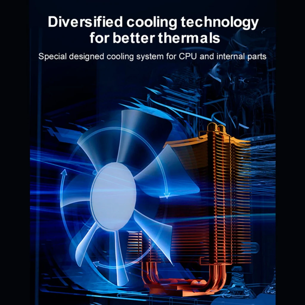 Disipador y ventilador avanzados para la MLLSE M2 Plus Mini PC Intel Celeron 5205U, sistema de refrigeración especializado para CPU y componentes internos